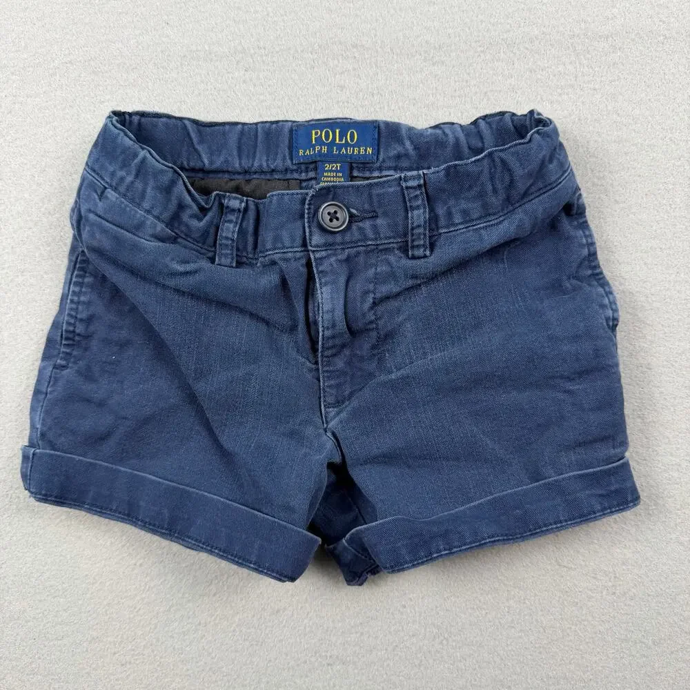 Polo Ralph Lauren Toddler Navy Chino Shorts